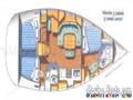 Beneteau  Oceanis 393 plano barco
